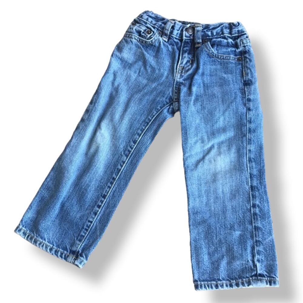 Crewcuts Boys Jeans Size 2 Blue 5 Pocket Adjustable Waist